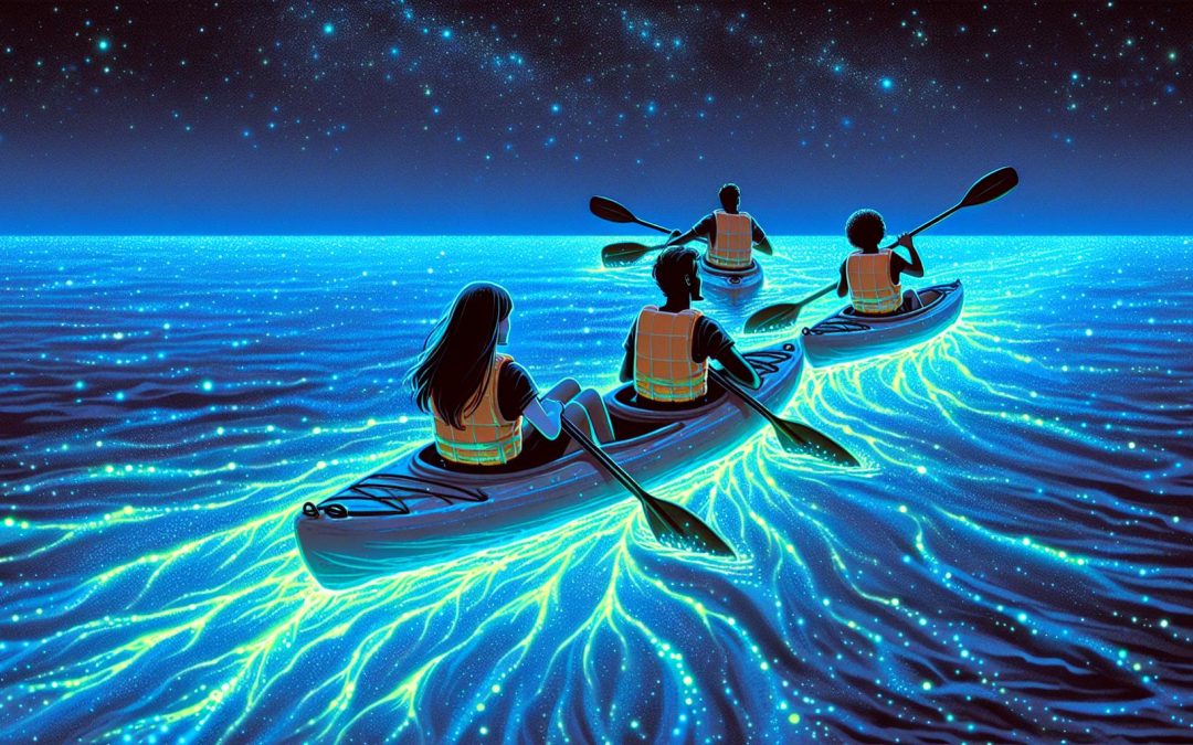 Magical Bioluminescent Kayaking Tours at Night on the Space Coast